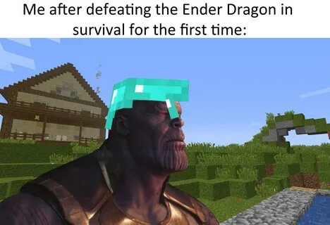 defeated him yesterday /r/MinecraftMemes Minecraft Know Your