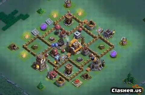 Builder Hall 5 BH5 best base With Link 7-2019 - Clash of Cla