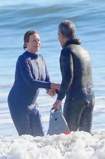 Sigourney Weaver and Charlotte Simpson - Beach in Malibu 01/