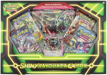 Toys & Hobbies Pokémon Individual Cards Shiny Rayquaza-EX Bo