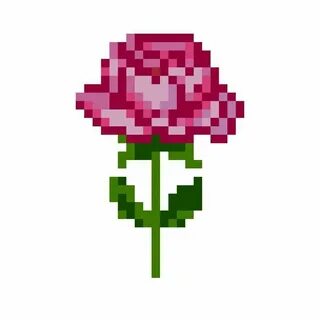 Dessin pixel rose Pixel art characters, Pixel art design, Pi