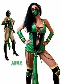 Mortal Kombat Jade cosplay costume/ Jade MK costume/ Jade Et