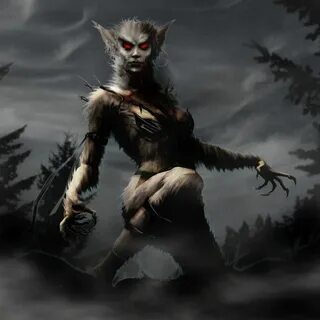 Lady Werewolf (artist??) Female werewolves, Werewolf, Werewo