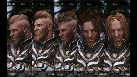 Skyrim SE Male Hair - YouTube