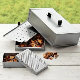 Stainless-Steel Smoker Box Smoker box, Smoker, Stainless