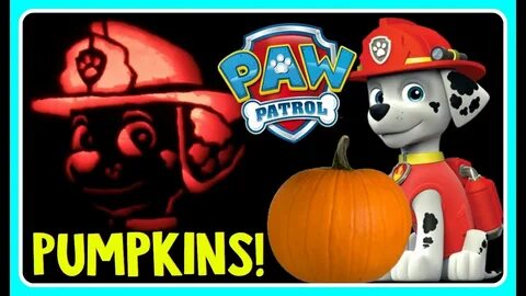 PAW PATROL PUMPKIN CARVING MARSHALL Pumpkin Carving Ideas Fo