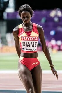 olympic88: " Fátima Diame (Spain) 2017 World Championships "