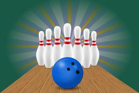 bowling ball and pin vector illustration 514830 Vector Art a