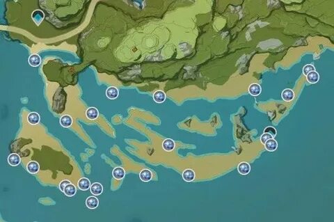 Starconch farming locations Genshin Impact