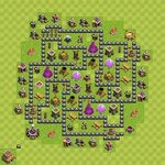 Farming base plan (layout / design) TH 8 - Clash of Clans - 