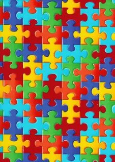 Autism puzzle Fabric