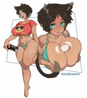 "Uncropped and Full Res Cat (NSFW)" by Sand from Patreon Kem