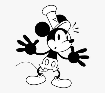 Mickey Mouse Black And White Toon, HD Png Download , Transpa