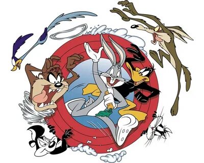 Download Wallpapers Looney Tunes, Bugs Bunny, Daffy Duck, Sy