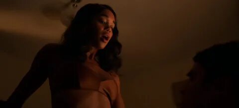 Nude video celebs " Laura harrier sexy - Hollywood s01e03 (2