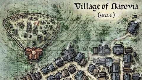 Village Of Barovia Player Map - Asia Map For Kids