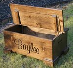 Wooden Toy Chest - NewelHome.com
