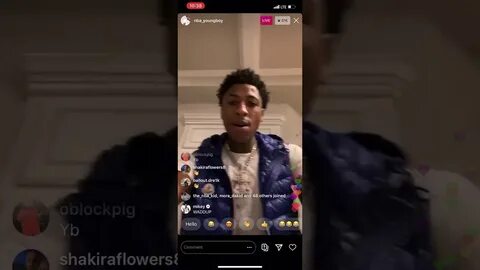 NBA YOUNGBOY goes off on Kodak on Instagram live - YouTube