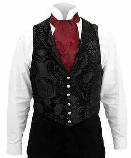 Aristocrat Vest - Black Tapestry Mens fashion, Mens clothing