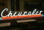 Beautiful Original Chevrolet Neon Sign Neon signs, Old neon 