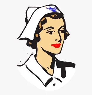 Clipart Of Nurse, Nurses And Nursing - Nurse Black And White