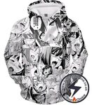 Anime Face Hoodie Online Sale, UP TO 63% OFF
