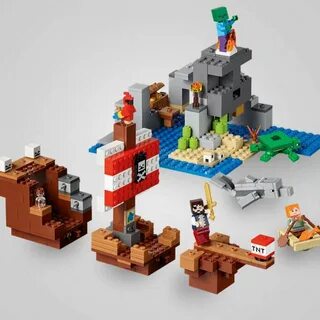 LEGO Конструктор LEGO Minecraft 21152 "Приключения на пиратс