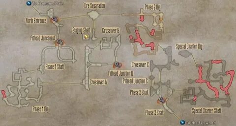 Henne Mines Treasure Map - Map Of Farmland Cave