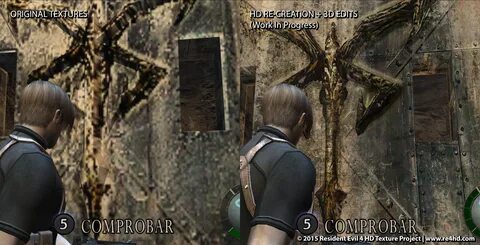 Сравнение Resident Evil 4 и HD-версии от фаната - Shazoo