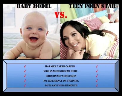 Baby Model vs. Teen Porn Star - Picture eBaum's World