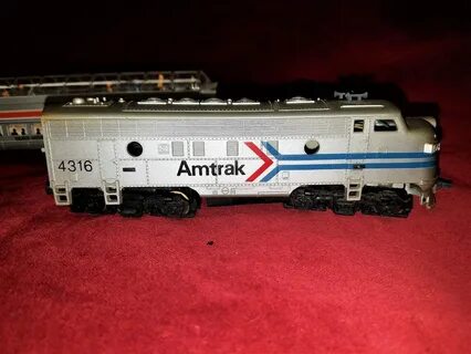Vintage Tyco HO Scale Amtrak 3 Piece Train Set - Rockwell An