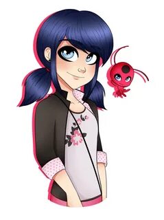 Miraculous Ladybug - Marinette and Tikki by Hayley1432 Mirac