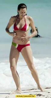 Minnie Driver sexy in bikini candids in Carribean beach