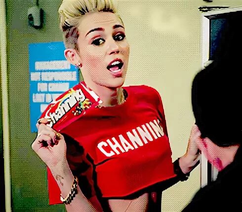 GIF miley cyrus miley cyrus hunt anonworld - animated GIF on