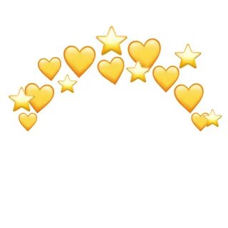 Yellow Heart Emoji Crown All in one Photos