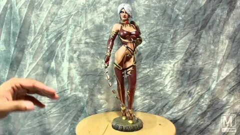 Soul Calibur Ivy Custom Statue - YouTube