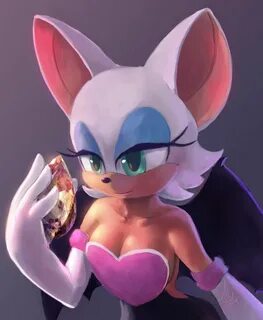 That's a really detailed jewel Sonic the Hedgehog Rouge the 