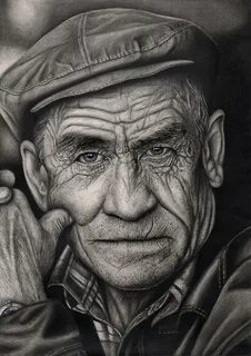 Old Man Face Line Art : Line Drawing Cartoon Old Man stock v