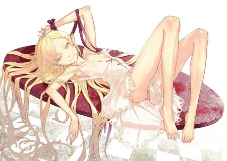 Wallpaper : blonde, long hair, Monogatari Series, anime girl