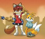 Tails and Fiona FLCL Color by Chauvels on DeviantArt