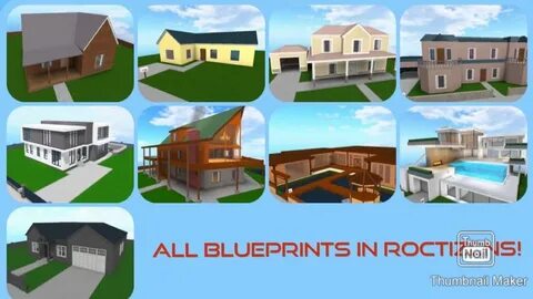 All House Blueprints in Rocitizens!!! *Speed Tour* in ONE VI