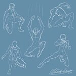 Male Figure Drawing: Action Poses Behance