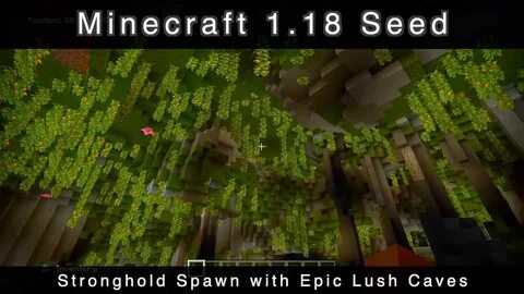 Minecraft 1.18 Seed (Bedrock) Stronghold Spawn with Epic Lus