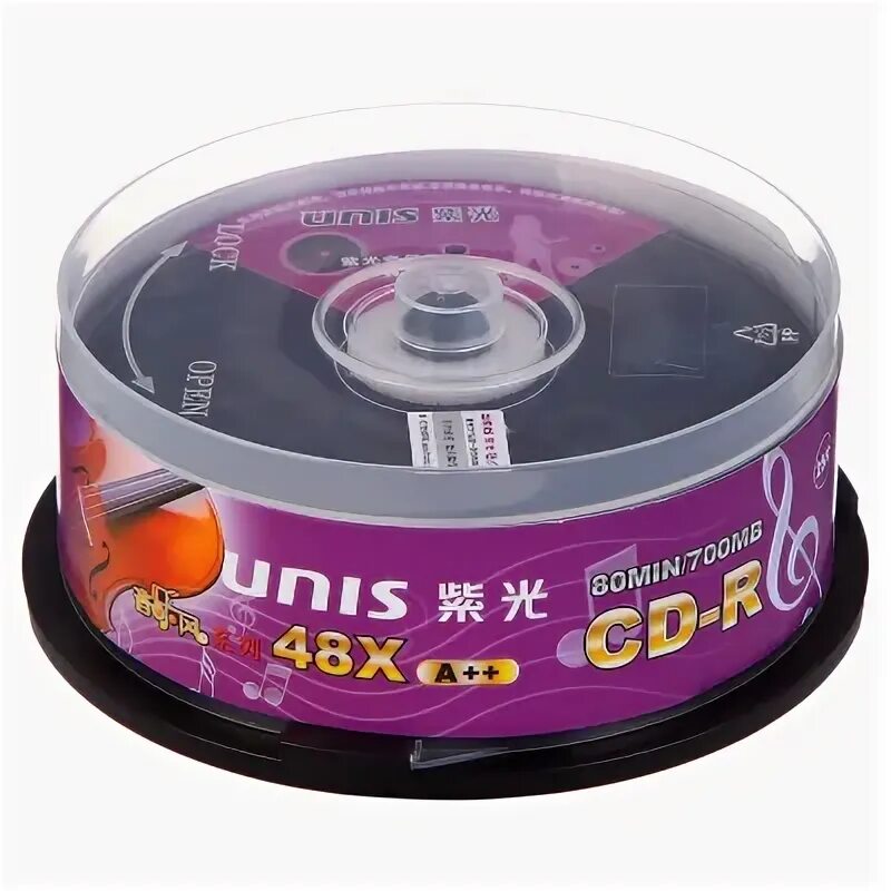 Фиолетовый (ЮНИС) CD-R 48 700M скорость ветра музыкальных ба