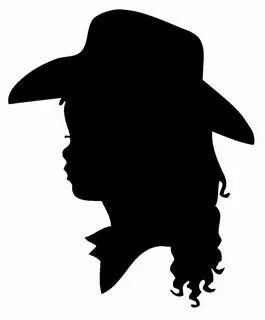 Little Cowboy Cowgirl Silhouette Vinyl Wall Art Decal Sticke