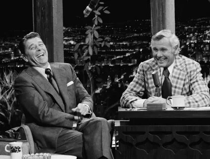 Ronald Reagan and Johnny Carson When A President Gets Star S