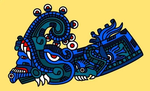 Xiuhcoatl Aztec mythological serpent, regarded as the spir. 