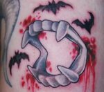 Plastic vampire fangs tattoo Tooth tattoo, Tattoos for lover