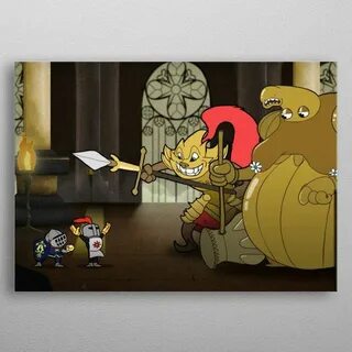 Old timey Ornstein Smough by 64 Bits Animation metal posters