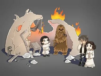 Chewie Babysitter Star wars comics, Rey star wars, Star wars
